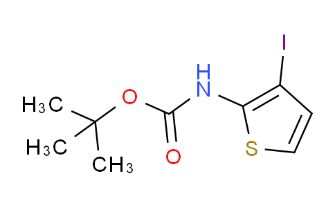CAS No. 119485-56-2, tert-Butyl (3-iodothiophen-2-yl)carbamate