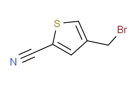 CAS No. 186552-07-8, 4-(Bromomethyl)thiophene-2-carbonitrile