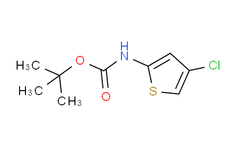 CAS No. 1936334-08-5, tert-Butyl (4-chlorothiophen-2-yl)carbamate