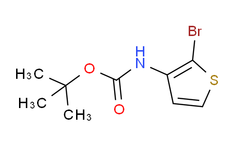 CAS No. 21483-64-7, tert-Butyl (2-bromothiophen-3-yl)carbamate