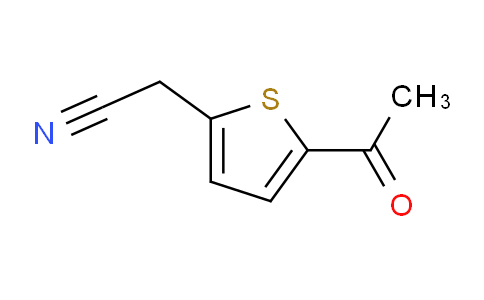 CAS No. 107701-61-1, 2-(5-Acetylthiophen-2-yl)acetonitrile