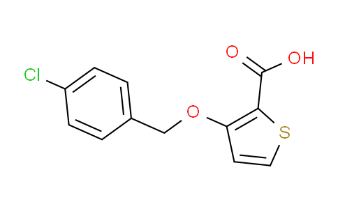 CAS No. 339009-58-4, 3-((4-Chlorobenzyl)oxy)thiophene-2-carboxylic acid
