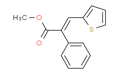CAS No. 30302-64-8, Methyl 2-phenyl-3-(thiophen-2-yl)acrylate