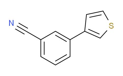CAS No. 870703-81-4, 3-(Thiophen-3-yl)benzonitrile