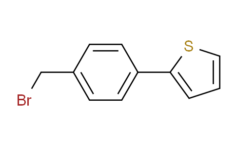 CAS No. 81443-46-1, 2-(4-(Bromomethyl)phenyl)thiophene