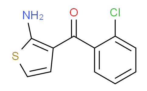 CAS No. 40017-58-1, 2-Amino-3-(2-chlorobenzoyl)thiophene