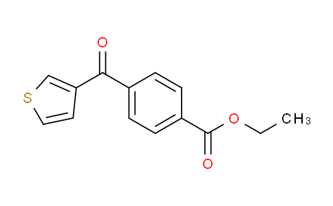 CAS No. 896618-52-3, 3-(4-Carboethoxybenzoyl)thiophene