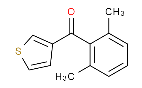 CAS No. 898771-06-7, 3-(2,6-Dimethylbenzoyl)thiophene