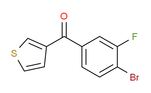 CAS No. 898771-15-8, 3-(4-Bromo-3-fluorobenzoyl)thiophene