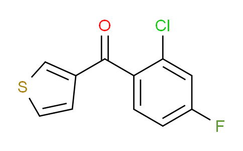 CAS No. 898771-41-0, 3-(2-Chloro-4-fluorobenzoyl)thiophene