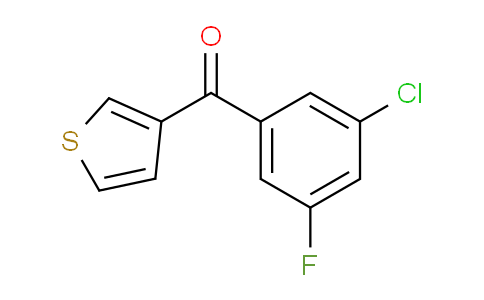 898771-44-3 | 3-(3-Chloro-5-fluorobenzoyl)thiophene