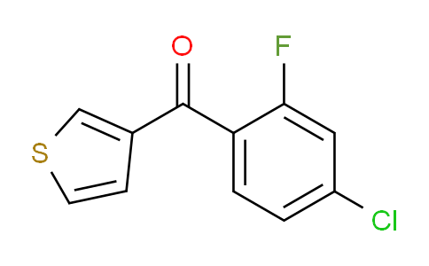 CAS No. 898771-47-6, 3-(4-Chloro-2-fluorobenzoyl)thiophene