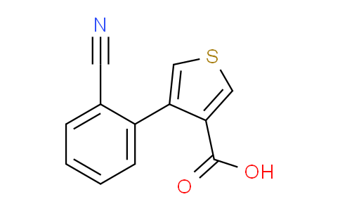 CAS No. 1416371-82-8, 4-(2-Cyanophenyl)thiophene-3-carboxylic acid