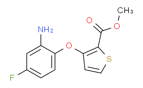 CAS No. 886360-59-4, Methyl 3-(2-amino-4-fluorophenoxy)thiophene-2-carboxylate