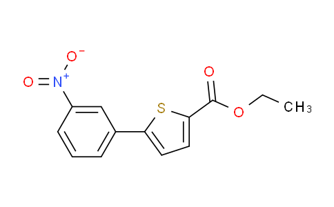 CAS No. 886361-77-9, Ethyl 5-(3-nitrophenyl)thiophene-2-carboxylate