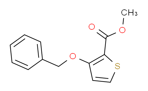 CAS No. 186588-84-1, Methyl 3-(benzyloxy)thiophene-2-carboxylate