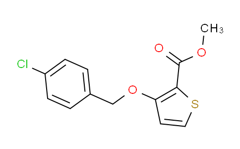 CAS No. 339009-41-5, Methyl 3-((4-chlorobenzyl)oxy)thiophene-2-carboxylate