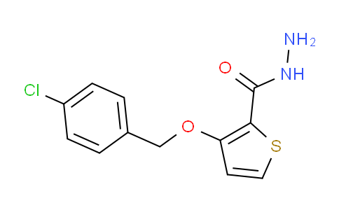 CAS No. 339009-44-8, 3-((4-Chlorobenzyl)oxy)thiophene-2-carbohydrazide