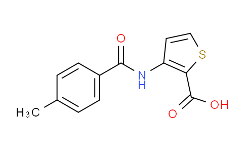 CAS No. 478080-03-4, 3-(4-Methylbenzamido)thiophene-2-carboxylic acid