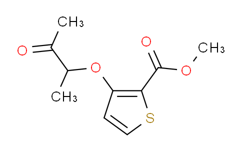 CAS No. 339096-81-0, Methyl 3-((3-oxobutan-2-yl)oxy)thiophene-2-carboxylate