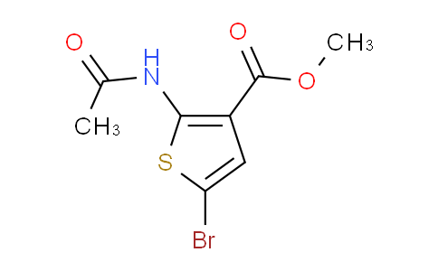 CAS No. 874816-04-3, Methyl 2-acetamido-5-bromothiophene-3-carboxylate