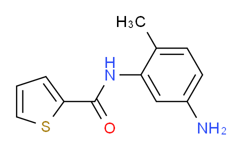 CAS No. 926195-86-0, N-(5-Amino-2-methylphenyl)thiophene-2-carboxamide