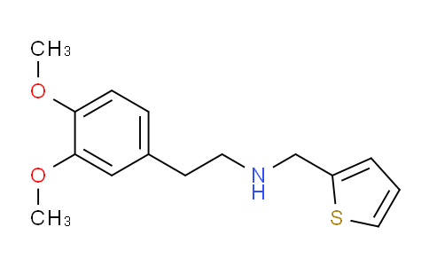 CAS No. 502935-35-5, 2-(3,4-Dimethoxyphenyl)-N-(thiophen-2-ylmethyl)ethanamine
