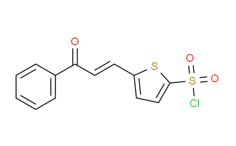 CAS No. 728864-91-3, 5-(3-Oxo-3-phenyl-propenyl)-thiophene-2-sulfonyl chloride
