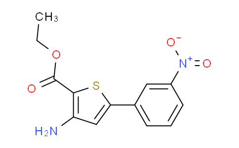 CAS No. 730949-83-4, Ethyl 3-Amino-5-(3-nitrophenyl)thiophene-2-carboxylate