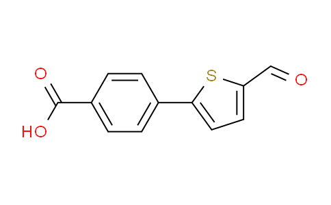 CAS No. 174623-07-5, 4-(5-Formyl-thiophen-2-yl)-benzoic acid