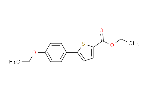 CAS No. 952958-85-9, Ethyl 5-(4-Ethoxyphenyl)thiophene-2-carboxylate