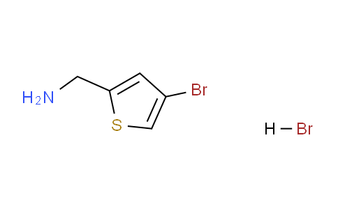 CAS No. 1314707-83-9, (4-Bromothiophen-2-yl)methanamine hydrobromide