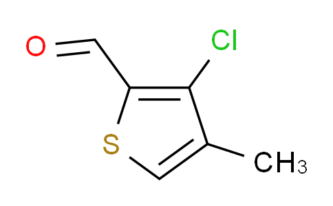 CAS No. 1258283-00-9, 3-Chloro-4-methylthiophene-2-carbaldehyde