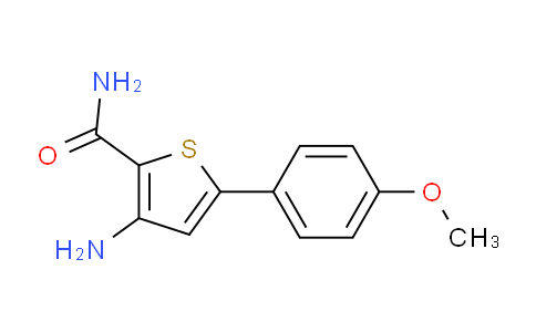 CAS No. 354812-16-1, 3-Amino-5-(4-methoxyphenyl)thiophene-2-carboxamide