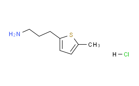 CAS No. 1956366-38-3, 3-(5-Methylthiophen-2-yl)propan-1-amine hydrochloride