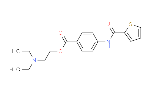 CAS No. 712305-93-6, 2-(Diethylamino)ethyl 4-(Thiophene-2-carboxamido)benzoate