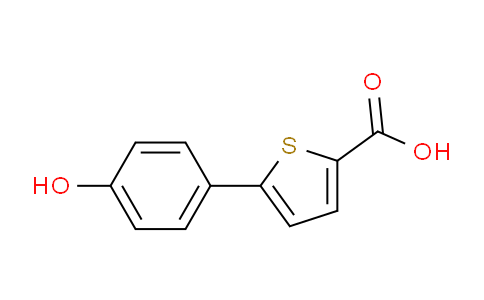 CAS No. 116016-57-0, 5-(4-Hydroxyphenyl)thiophene-2-carboxylic Acid