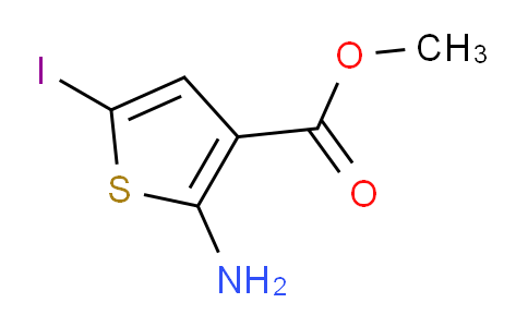 CAS No. 1823379-22-1, methyl 2-amino-5-iodothiophene-3-carboxylate