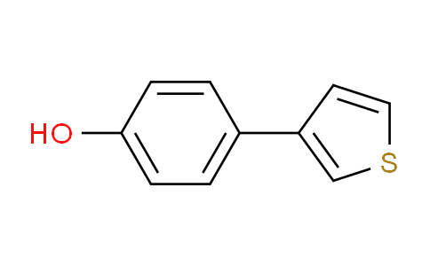 CAS No. 29886-67-7, 4-(Thiophen-3-yl)phenol