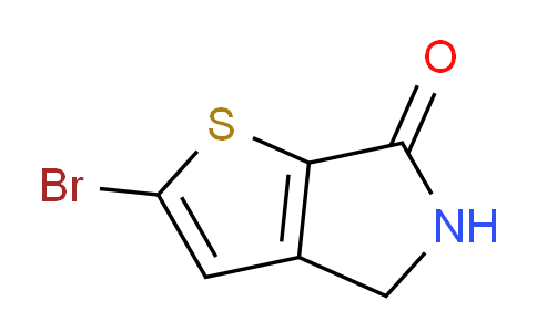 CAS No. 957345-85-6, 2-bromo-4,5-dihydro-1H-thieno[2,3-c]pyrrol-6-one
