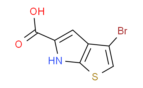 CAS No. 1007386-45-9, 3-bromo-6H-thieno[2,3-b]pyrrole-5-carboxylic acid