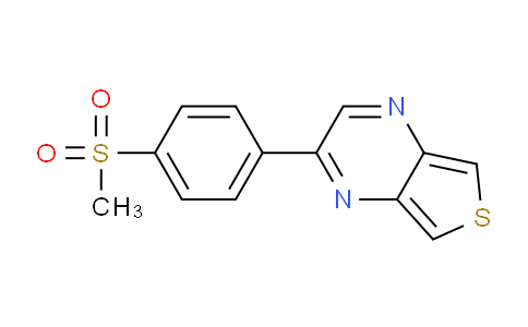 1381779-55-0 | 2-(4-(methylsulfonyl)phenyl)thieno[3,4-b]pyrazine