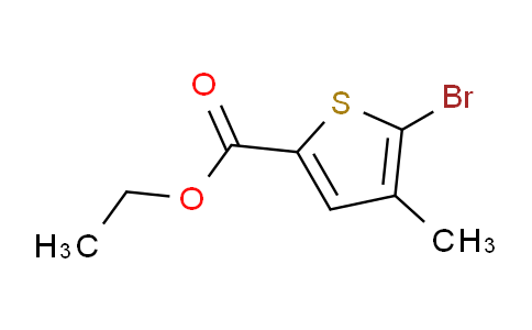CAS No. 186521-81-3, ethyl 5-bromo-4-methylthiophene-2-carboxylate