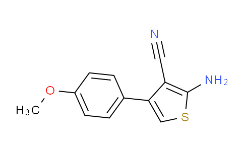CAS No. 86604-40-2, 2-Amino-4-(4-methoxyphenyl)-3-thiophenecarbonitrile