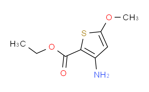 CAS No. 460355-90-2, ethyl 3-amino-5-methoxythiophene-2-carboxylate