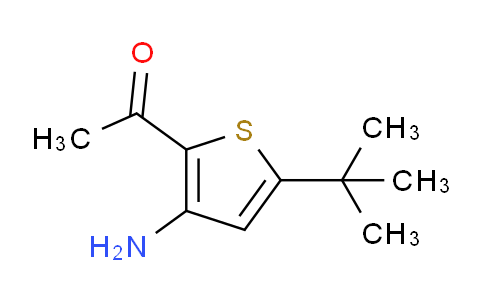 CAS No. 175137-06-1, 1-(3-Amino-5-(tert-butyl)thiophen-2-yl)ethanone