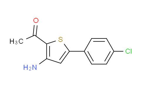 CAS No. 175137-02-7, 1-(3-Amino-5-(4-chlorophenyl)thiophen-2-yl)ethanone