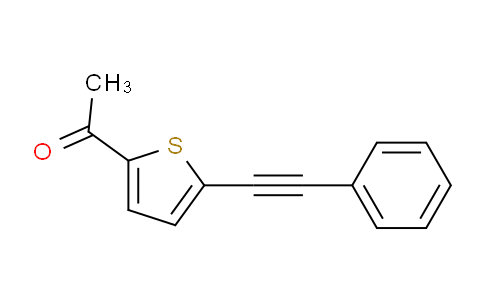 CAS No. 175203-54-0, 1-(5-(Phenylethynyl)thiophen-2-yl)ethanone