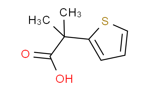 CAS No. 90953-78-9, 2-Methyl-2-(thiophen-2-yl)propanoic acid