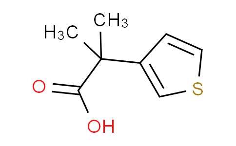 CAS No. 147632-27-7, 2-Methyl-2-(thiophen-3-yl)propanoic acid